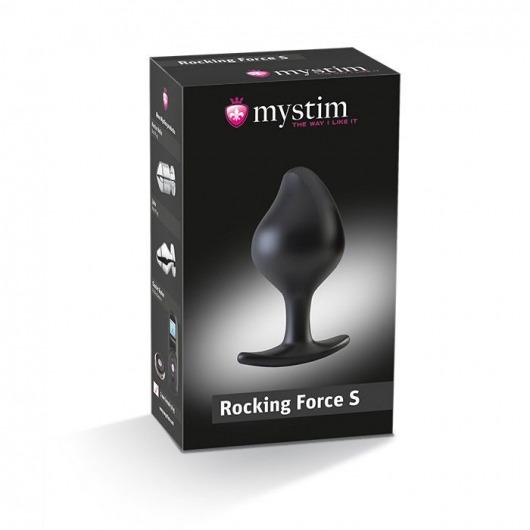 Анальная пробка Rocking Force S для электростимуляции - 9,5 см. - MyStim - купить с доставкой в Тюмени