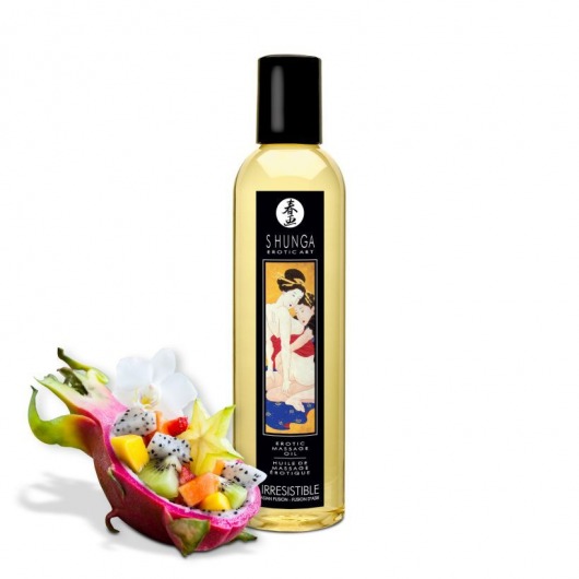 Массажное масло с ароматом азиатских фруктов Irresistible Asian Fusion - 250 мл. - Shunga - купить с доставкой в Тюмени