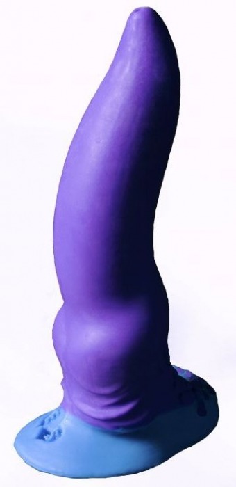 Фиолетовый фаллоимитатор  Зорг mini  - 17 см. - Erasexa - купить с доставкой в Тюмени