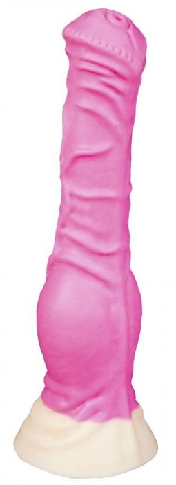 Розовый фаллоимитатор  Пони small  - 20,5 см. - Erasexa - купить с доставкой в Тюмени