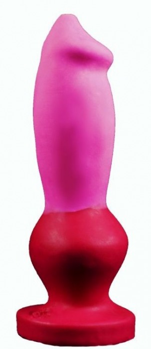 Розово-красный фаллоимитатор  Стаффорд medium  - 24 см. - Erasexa - купить с доставкой в Тюмени