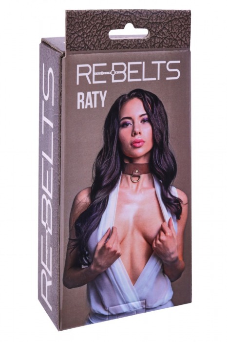 Ошейник Raty с маленьким колечком-креплением - Rebelts - купить с доставкой в Тюмени