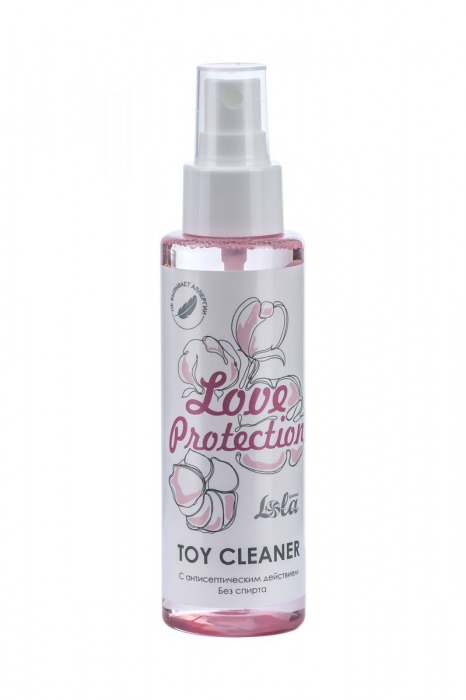 Гигиенический антисептический лосьон Toy cleaner - 110 мл. - Lola Games - купить с доставкой в Тюмени