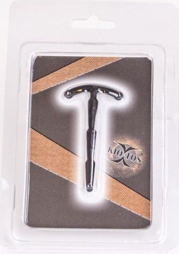 Черный уретральный плаг Kiotos X Sillicone Penis Stick 4 - O-Products - купить с доставкой в Тюмени