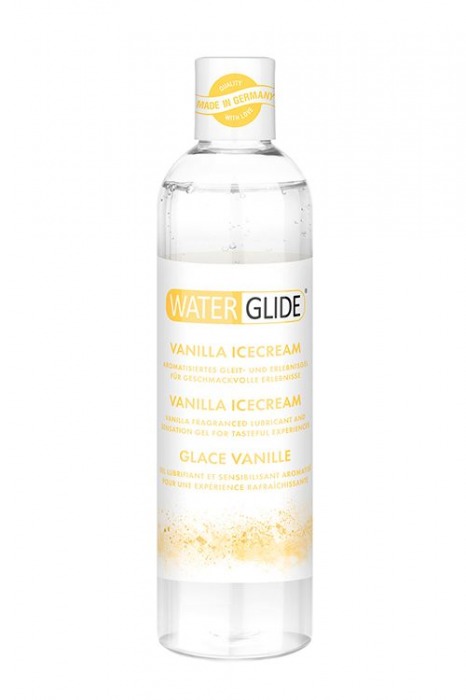 Лубрикант на водной основе с ароматом ванильного мороженого WATERGLIDE VANILLA ICECREAM - 300 мл. - Waterglide - купить с доставкой в Тюмени