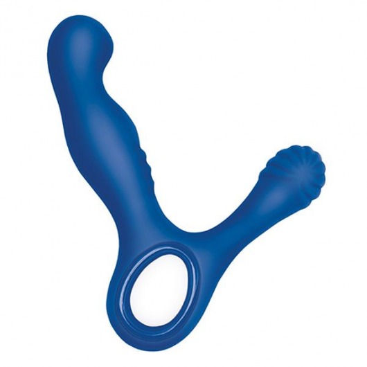 Синий стимулятор простаты с вибрацией Revive Prostate Massager - NS Novelties - в Тюмени купить с доставкой