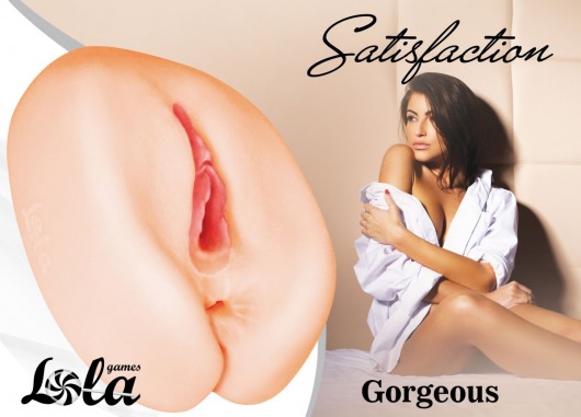 Мастурбатор с 2 тоннелями Satisfaction Gorgeous - Lola Games - в Тюмени купить с доставкой