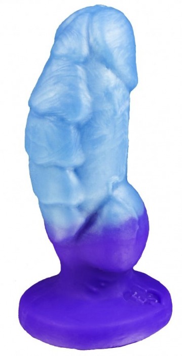 Голубой фаллоимитатор  Мартин small  - 21,5 см. - Erasexa - купить с доставкой в Тюмени