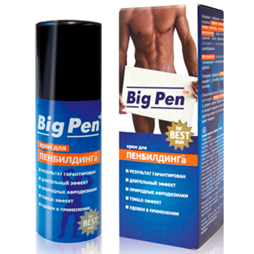 Крем Big Pen для увеличения полового члена - 50 гр. - Биоритм - в Тюмени купить с доставкой