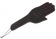Чёрная шлёпалка Slapper Hand в виде ладошки с контрастной строчкой - 30 см. - Orion - купить с доставкой в Тюмени