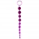 Фиолетовая анальная цепочка Anal stimulator - 26 см. - Bior toys