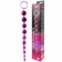 Фиолетовая анальная цепочка Anal stimulator - 26 см. - Bior toys