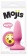 Розовая силиконовая пробка среднего размера Emoji WTF - 10,2 см. - NS Novelties - купить с доставкой в Тюмени