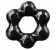 Черное эрекционное кольцо Spinner Ring - NS Novelties - в Тюмени купить с доставкой