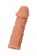 Телесная реалистичная насадка KOKOS Extreme Sleeve 06 с дополнительной стимуляцией - 12,7 см. - KOKOS - в Тюмени купить с доставкой