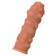 Телесная реалистичная насадка KOKOS Extreme Sleeve 11 с дополнительной стимуляцией - 12,7 см. - KOKOS - в Тюмени купить с доставкой