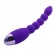 Фиолетовый анальный вибростимулятор Lovers Beads - 19 см. - Howells