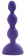 Фиолетовый анальный вибростимулятор Anal Beads S - 14,5 см. - Howells