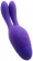 Фиолетовый вибратор INDULGENCE Dream Bunny - 15 см. - Howells