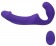 Фиолетовый безремневой вибрострапон с пультом - 21,5 см. - Howells - купить с доставкой в Тюмени