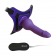Фиолетовый страпон 10 Mode Vibrations 6.3  Harness Silicone Dildo - 15,5 см. - Howells - купить с доставкой в Тюмени