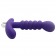 Фиолетовый рельефный вибростимулятор простаты - 17,5 см. - Howells - в Тюмени купить с доставкой