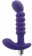 Фиолетовый рельефный вибростимулятор простаты - 17,5 см. - Howells - в Тюмени купить с доставкой