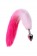 Серебристая анальная втулка с бело-розовым хвостом - размер M - ToyFa - купить с доставкой в Тюмени