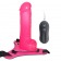 Розовый вибрострапон 7  Harness Realistic Dong - 17,5 см. - Howells - купить с доставкой в Тюмени