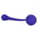 Фиолетовый шарик с электростимуляцией и вибрацией Intimate E-Stimulator Remote Kegel Exerciser - California Exotic Novelties - купить с доставкой в Тюмени