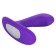 Фиолетовый вибромассажёр простаты Silicone Remote Pinpoint Pleaser - California Exotic Novelties - в Тюмени купить с доставкой