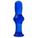 Голубая стеклянная анальная втулка - 12 см. - Sexus в Тюмени Голубая стеклянная анальная втулка - 12 см. - Sexus