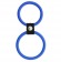 Синее двойное эрекционное кольцо Dual Rings Blue - Dream Toys - в Тюмени купить с доставкой