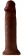 Коричневый фаллоимитатор-гигант на присоске 14  Cock - 36 см. - Pipedream