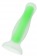 Зеленая, светящаяся в темноте анальная втулка Mortimer Glow - 12,5 см. - ToyFa
