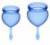 Набор синих менструальных чаш Feel good Menstrual Cup - Satisfyer - купить с доставкой в Тюмени