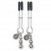 Металлические зажимы на соски Adjustable Nipple Clamps - Fifty Shades of Grey - купить с доставкой в Тюмени