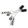 Металлические зажимы на соски Adjustable Nipple Clamps - Fifty Shades of Grey - купить с доставкой в Тюмени