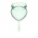 Набор зеленых менструальных чаш Feel good Menstrual Cup - Satisfyer - купить с доставкой в Тюмени