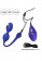 Фиолетовые виброшарики с электростимуляцией Impulse Intimate E-Stimulator Dual Kegel - California Exotic Novelties - купить с доставкой в Тюмени