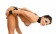 Анальный крюк с шариком на конце с фиксацией, ошейником и наручниками - Джага-Джага - купить с доставкой в Тюмени