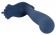 Синий вибростимулятор простаты Vibrating Butt Plug - 11,7 см. - Orion - в Тюмени купить с доставкой