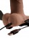 Кофейный перезаряжаемый вибрострапон 6  Hollow Rechargeable Strap-On Remote - 17,5 см. - Pipedream - купить с доставкой в Тюмени