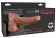 Кофейный перезаряжаемый вибрострапон 6  Hollow Rechargeable Strap-On Remote - 17,5 см. - Pipedream - купить с доставкой в Тюмени