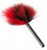 Красно-черная пуховка Mini Feather - 21 см. - Orion - купить с доставкой в Тюмени