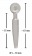 Серебристый уретральный плаг Penisplug Come Thru - 6,7 см. - Orion - купить с доставкой в Тюмени