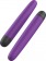 Фиолетовый классический вибратор Bgood Classic - 18 см. - B Swish
