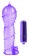 Фиолетовая вибронасадка Textured Sleeve   Bullet - 14 см. - Pipedream - в Тюмени купить с доставкой