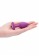 Фиолетовая анальная пробка с прозрачным стразом Large Ribbed Diamond Heart Plug - 8 см. - Shots Media BV - купить с доставкой в Тюмени