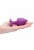Фиолетовая анальная пробка с прозрачным стразом Extra Large Diamond Heart Butt Plug - 9,5 см. - Shots Media BV - купить с доставкой в Тюмени